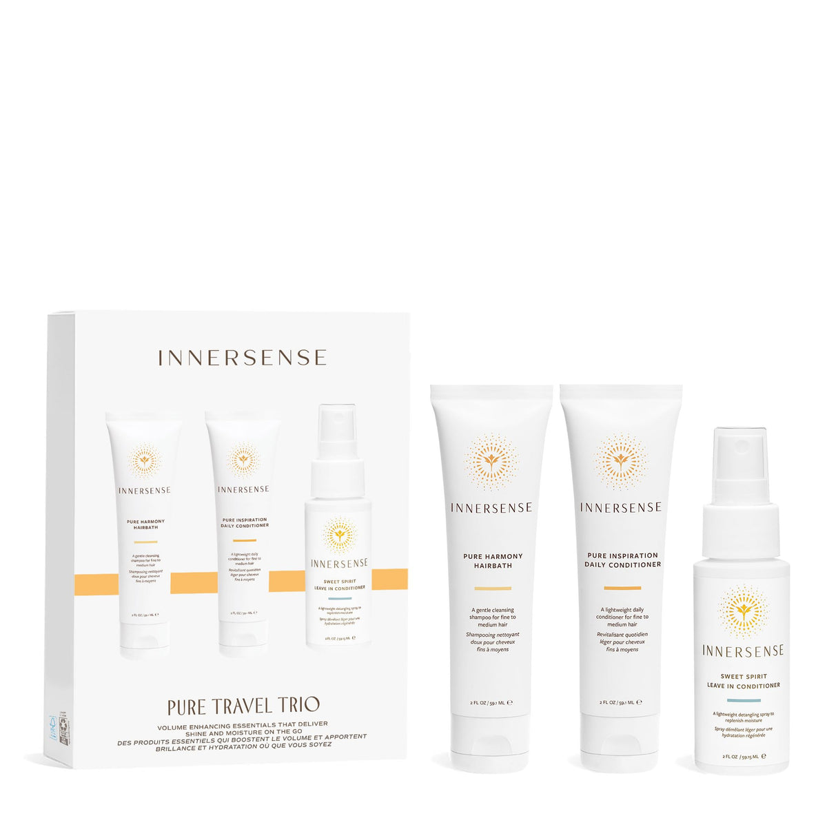 INNERSENSE Pure Harmony Trio Travel Set packaging front view