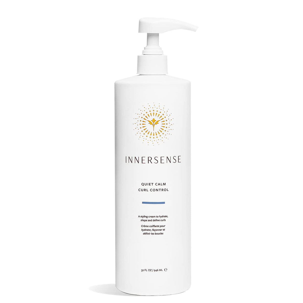 INNERSENSE Quiet Calm Curl Control Leave-In Cream 32oz front view