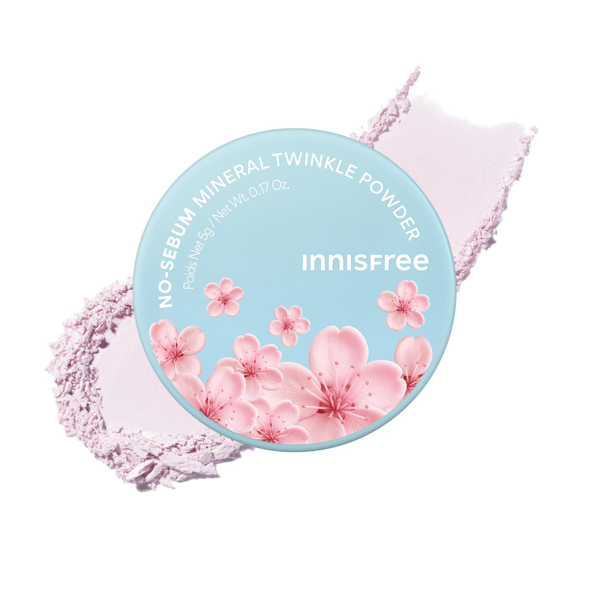 innisfree Cherry Blossom No Sebum Mineral Powder front view