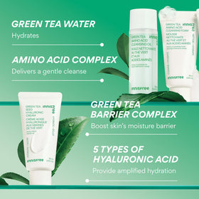 innisfree Cleansing Foam lathering on hands