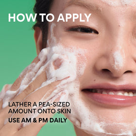 innisfree Green Tea Amino Acid Cleansing Foam packaging details