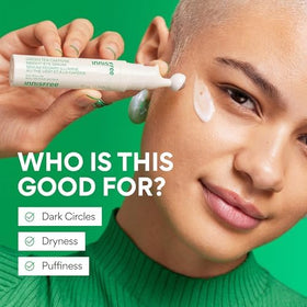 innisfree Green Tea Caffeine Eye Serum Roll-On texture close-up