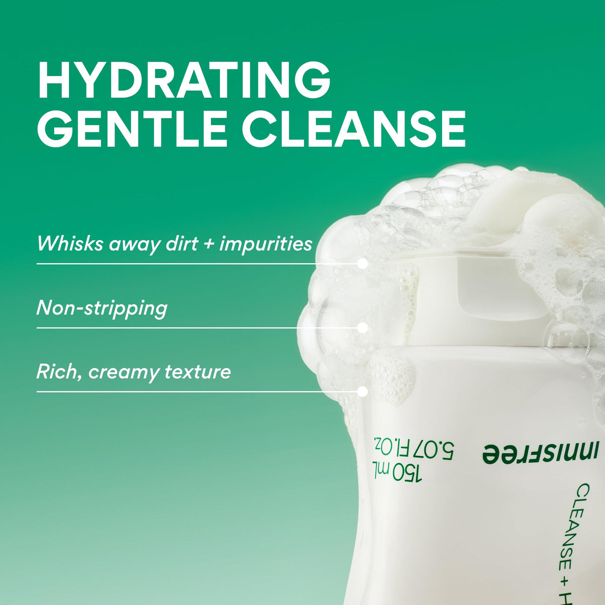 innisfree Green Tea Double Cleanse + Hydrate Trio packaging