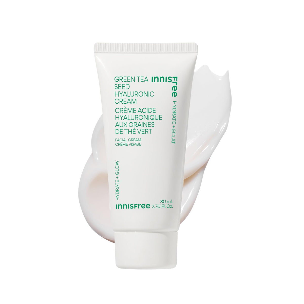 innisfree Green Tea Seed Hyaluronic Acid Cream 100g front view