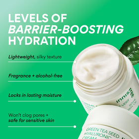 innisfree Green Tea Seed Hyaluronic Acid Cream packaging
