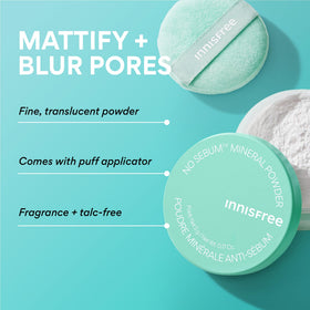 innisfree No Sebum Mineral Powder Jumbo packaging