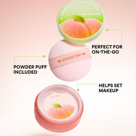 innisfree Peach Blossom No Sebum Mineral Powder in Peach Blossom shade