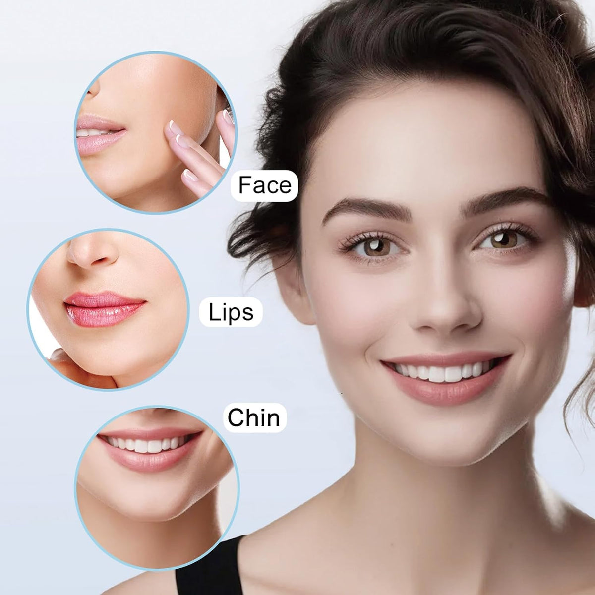 innobeaut Electric Facial Hair Remover packaging with accessories