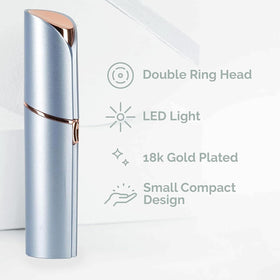 innobeaut Electric Facial Hair Remover side view showcasing USB charging port