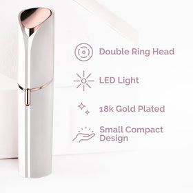 innobeaut Painless Electric Face Shaver side view with USB-C charging port