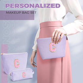 Inside view of Btffitting Makeup Bag Set showing storage space
