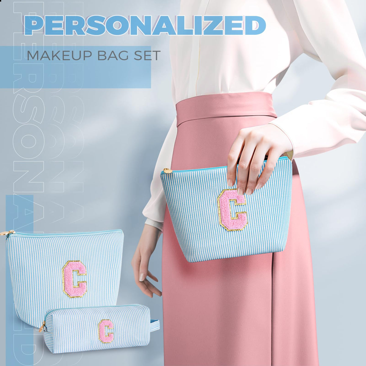Inside view of Btffitting makeup bag showing storage space