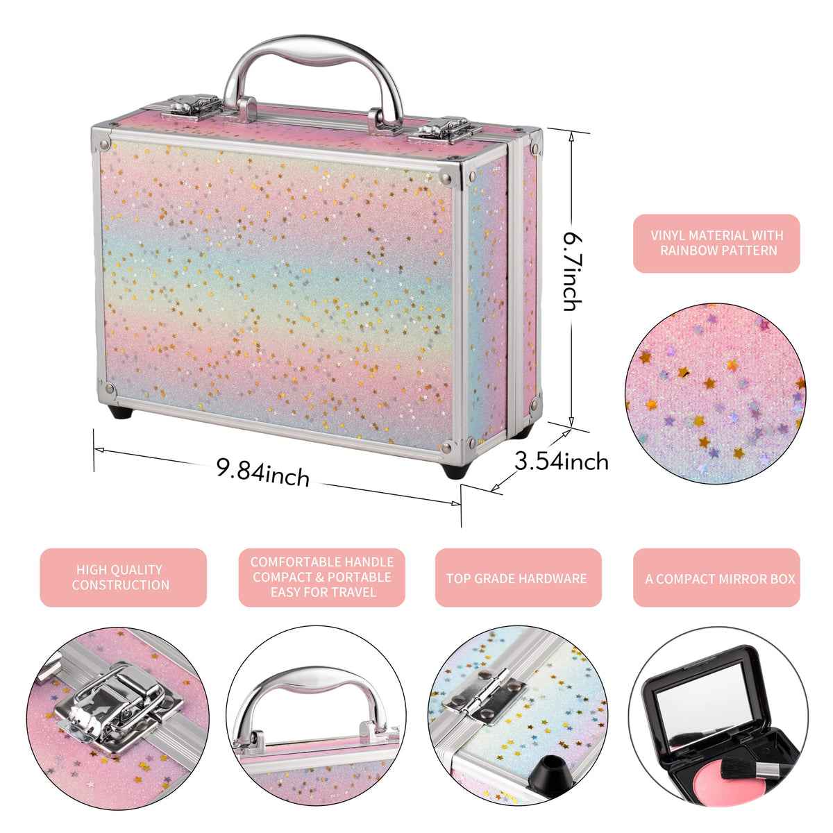 Inside view of Hot Sugar Makeup Kit showing multiple palettes