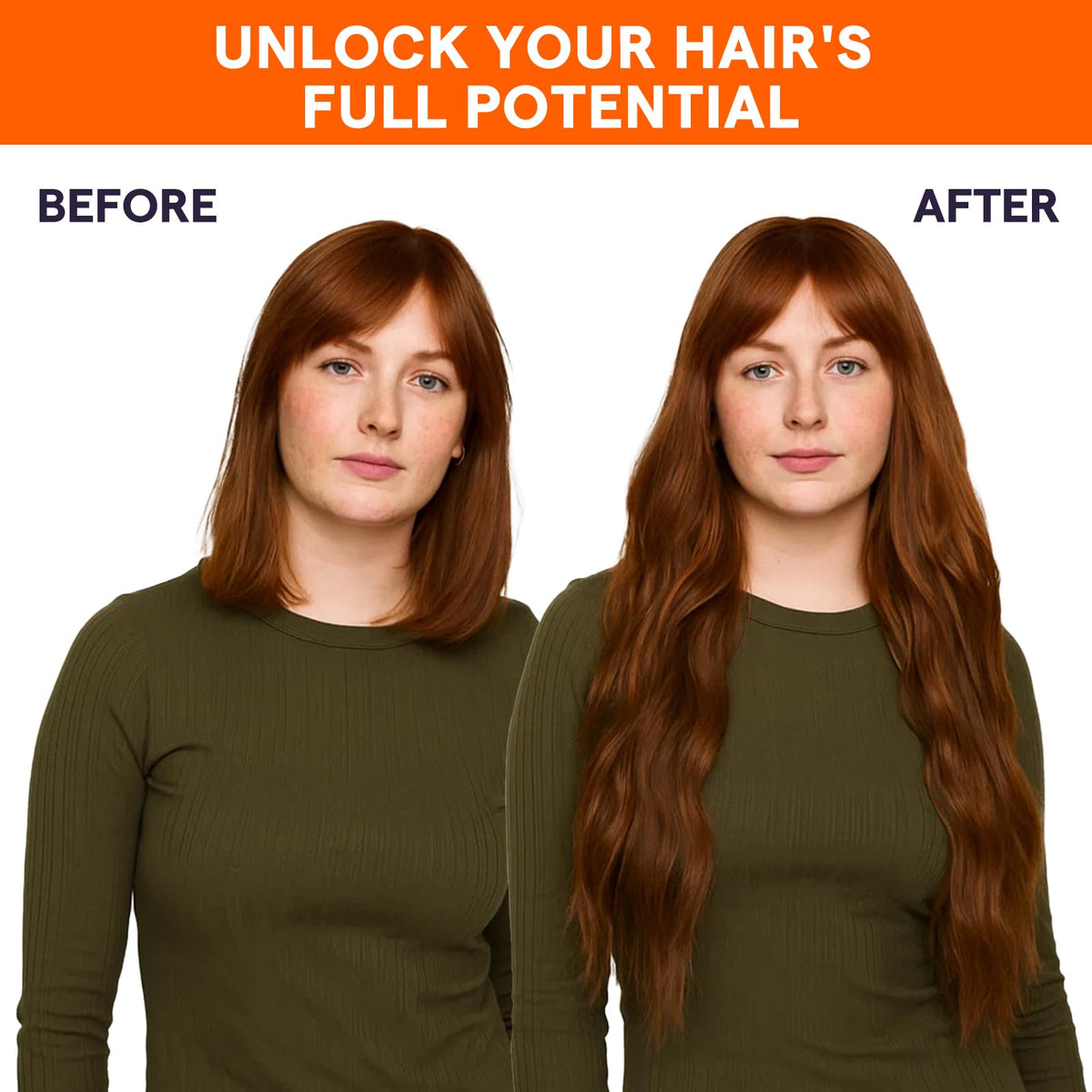 Installation method for Full Shine hair extensions