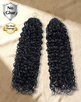 Installation process of REMESSE Miracle Knots Crochet Hair