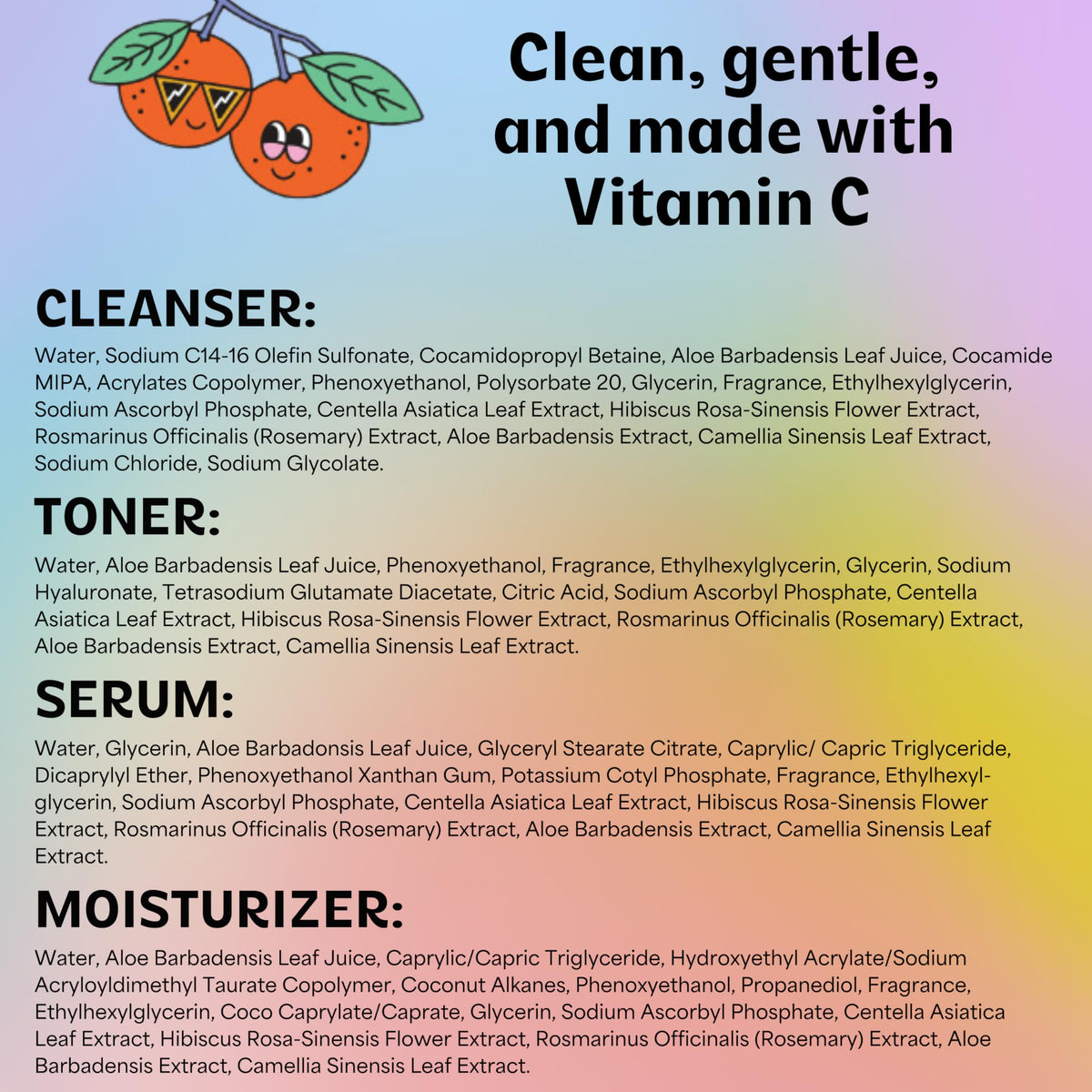 InstaNatural Besties BFF Skincare Kit packaging and contents