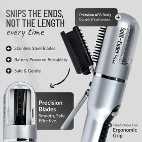 Instruction manual and cleaning brush for Split-Ender Mini