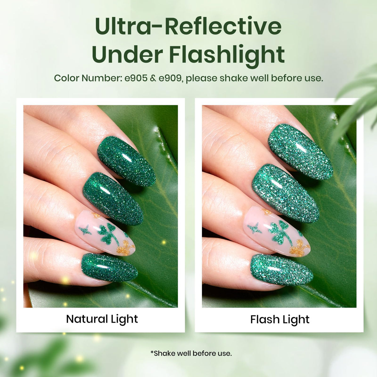 Instruction manual for beetles Green Cat Eye Gel Nail Polish