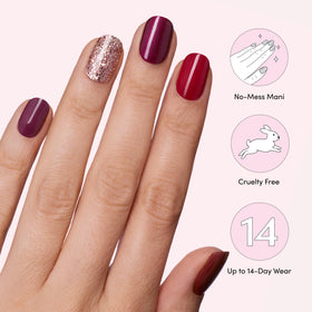 Instruction sheet for Dashing Diva Gloss Nail Strips