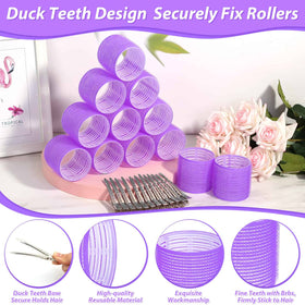 Instructions for using Acejoz Jumbo Hair Rollers