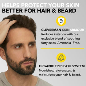 Instructions for using CLEVERMAN hair dye kit
