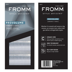Instructions for using Fromm ProVolume hair rollers