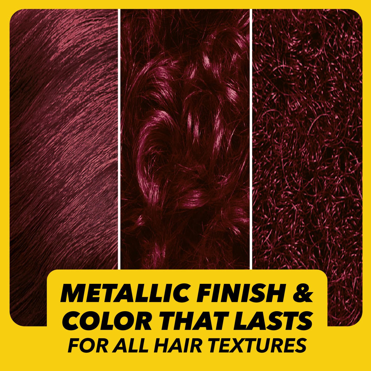 Instructions for using Got2B Metallics Cherry Red hair dye