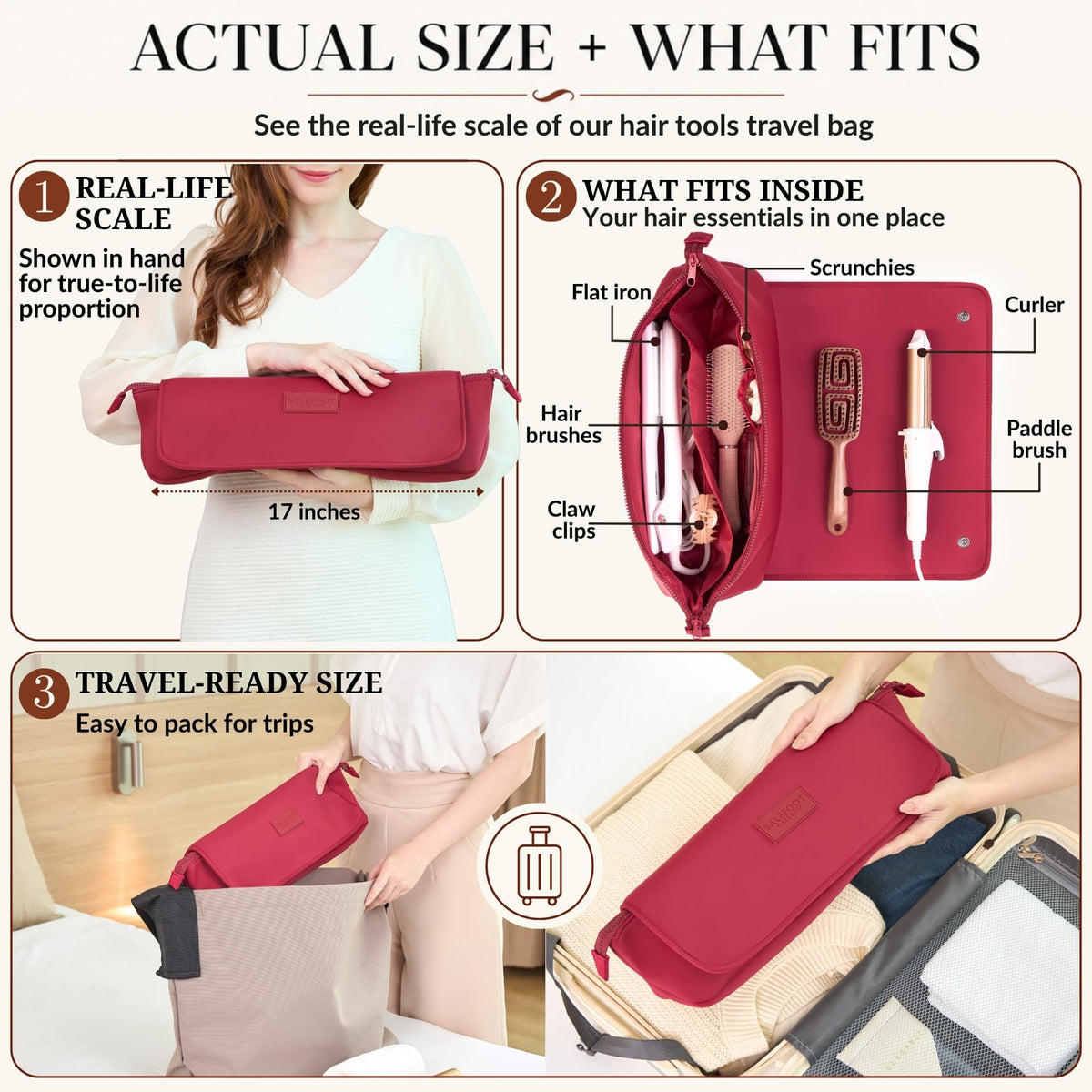 Interior view of BAREFOOT CARIBOU Travel Bag with heat mat