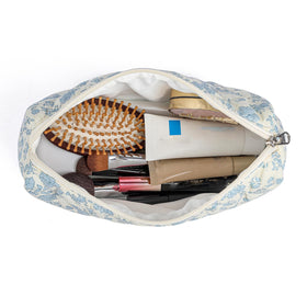 Interior view of HHQQWZ Makeup Bag showing spacious compartments