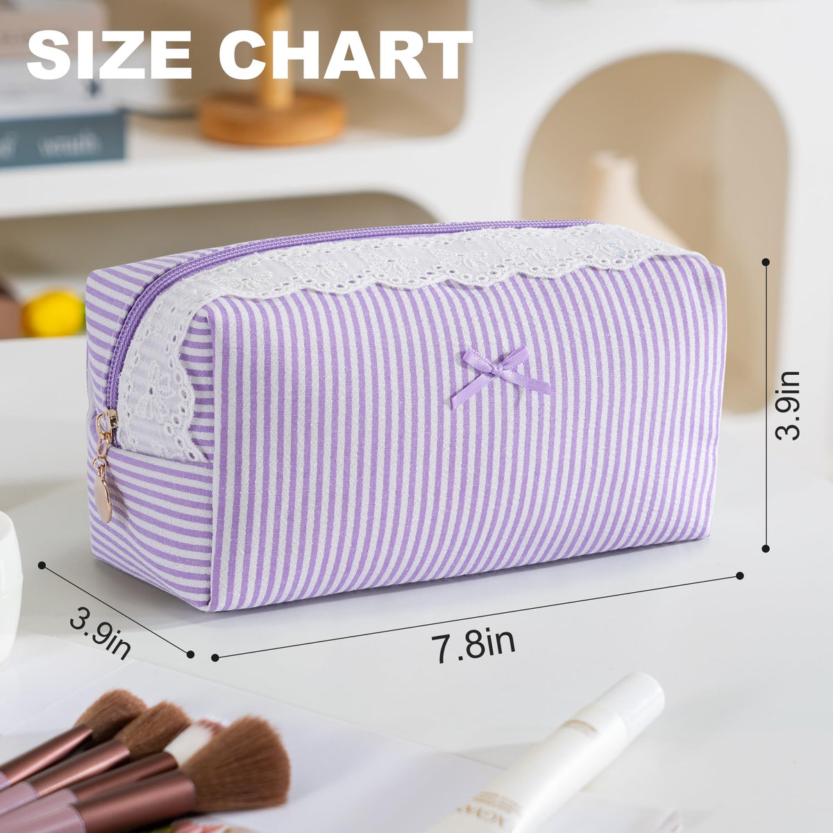 Interior view of UUYUUY Makeup Bag showing storage space