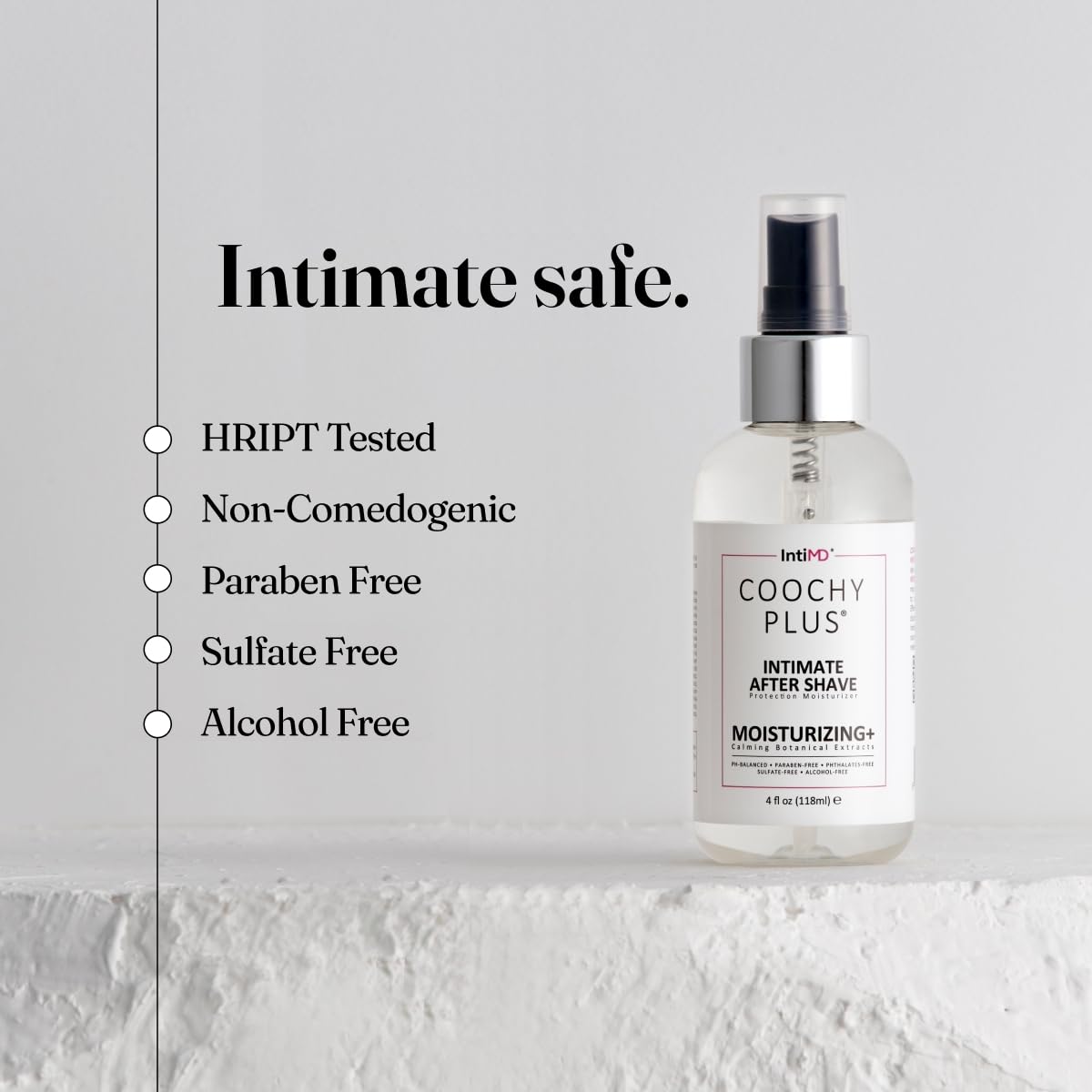 IntiMD Coochy Plus After Shave Mist 168g mist application