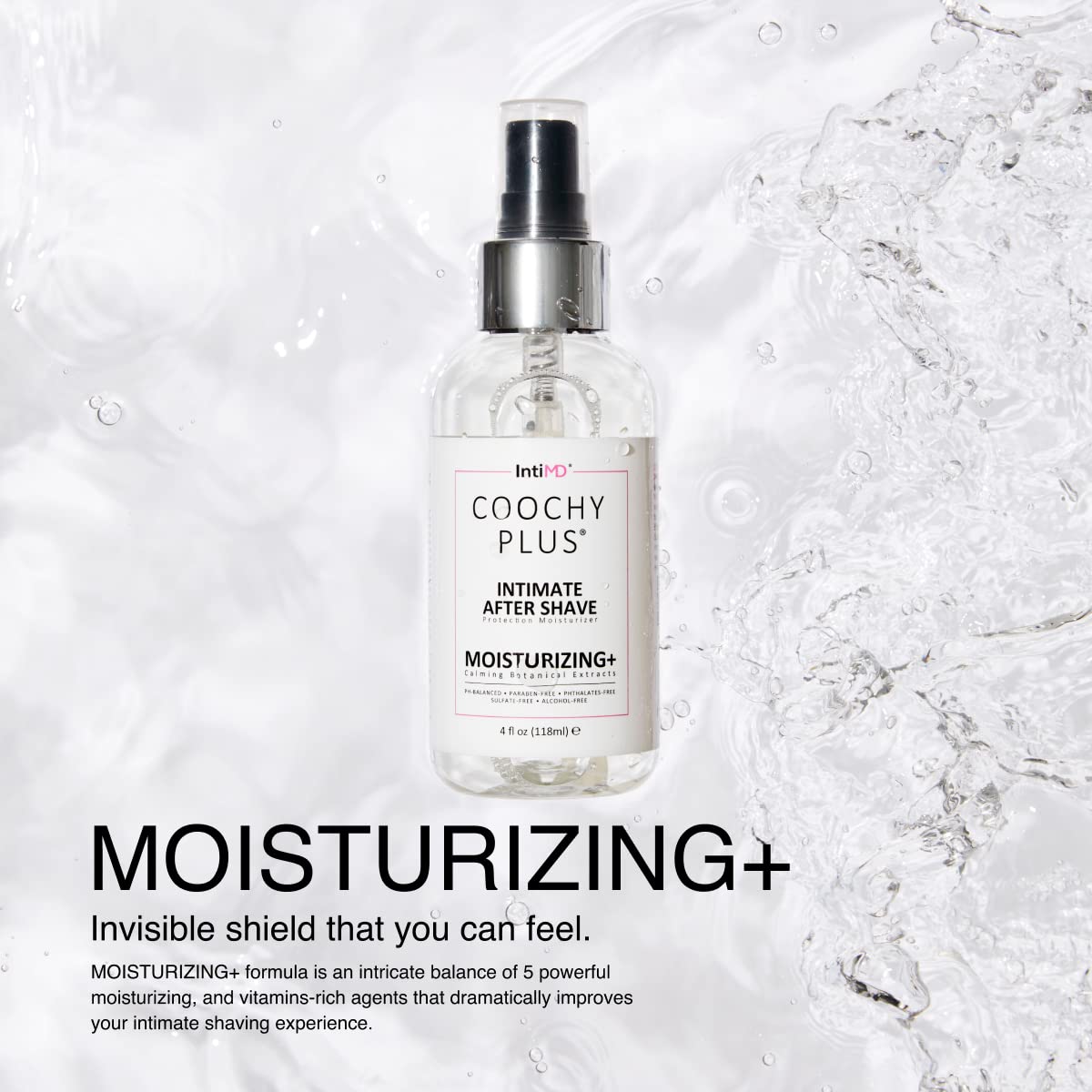 IntiMD Coochy Plus After Shave Mist 168g packaging
