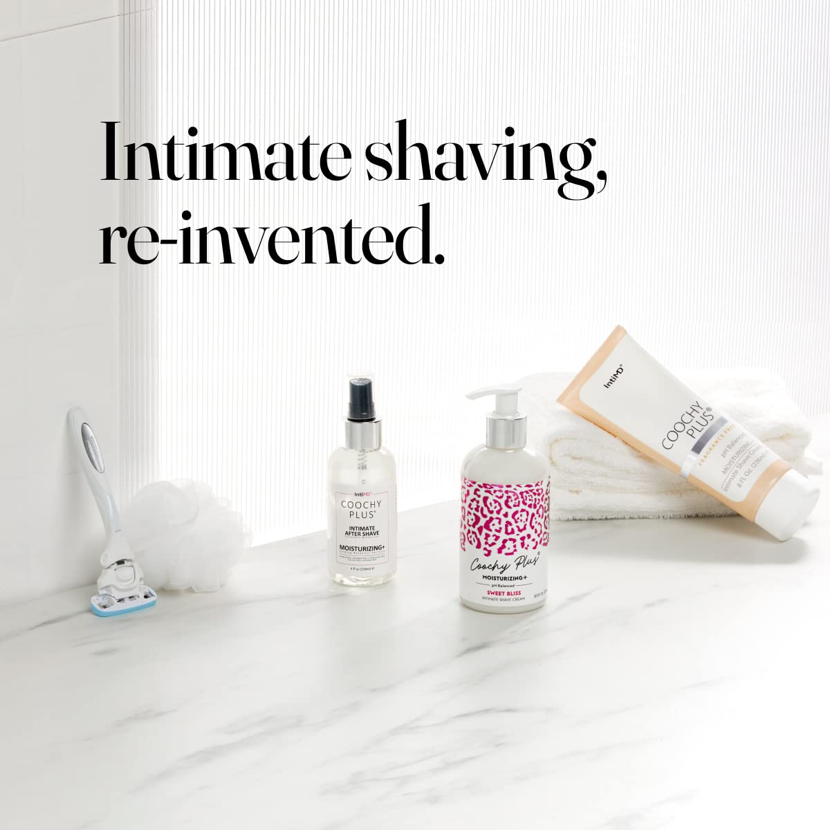 IntiMD Coochy Plus After Shave Mist 168g usage demonstration