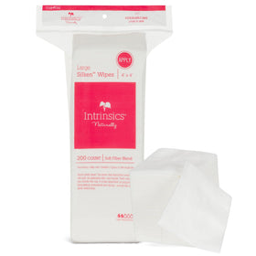 Intrinsics Large Silken 4x4 Esthetic Wipes front view packaging