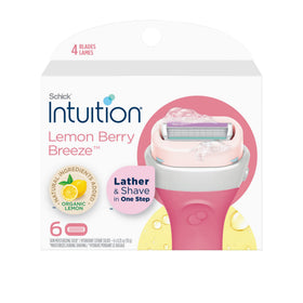 INTUITION Lemon Berry Breeze Razor Refills pack front view
