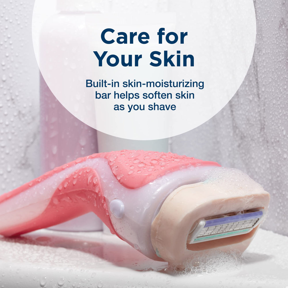 INTUITION Lemon Berry Breeze Razor Refills with organic lemon ingredients