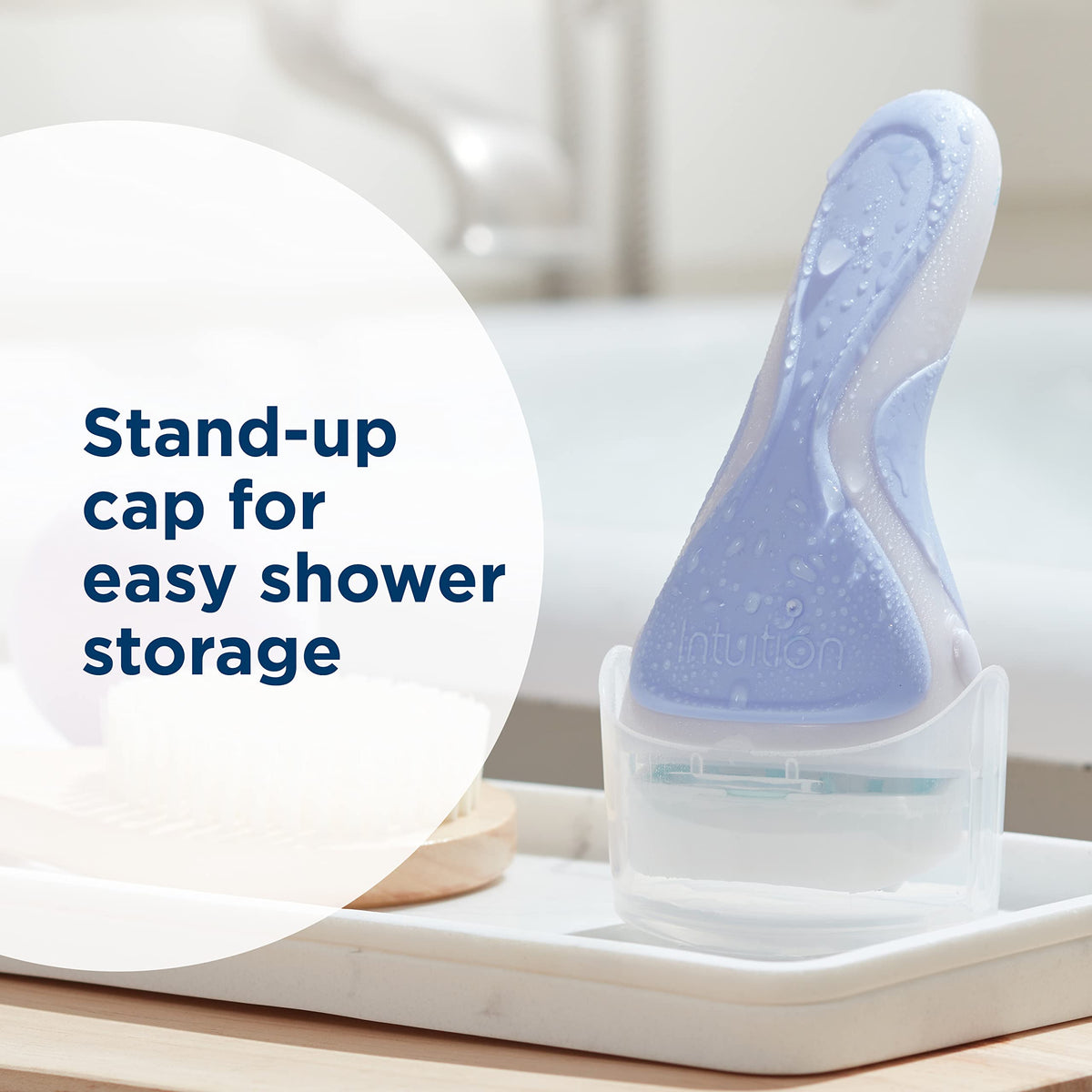 INTUITION Pure Nourishment Razor in shower setting