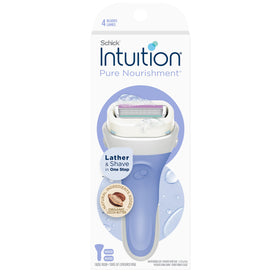 INTUITION Pure Nourishment Razor with cocoa butter front view