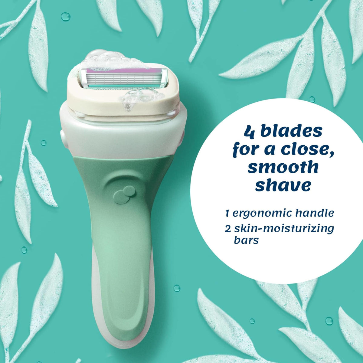 INTUITION razor packaging showing 4 blades