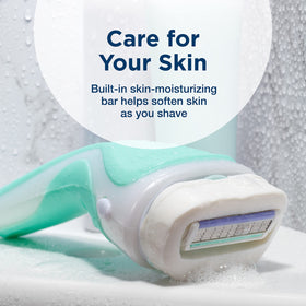 INTUITION Schick Intuition Sensitive Care Razor Blades side view showing cartridge