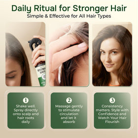 IQNATURAL Rosemary Water Spray with ingredients list