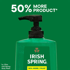 Irish Spring Active Scrub Body Wash 30 fl oz with cap