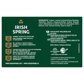 Irish Spring Deodorant Bar Soap Original 3.75 oz bars stacked