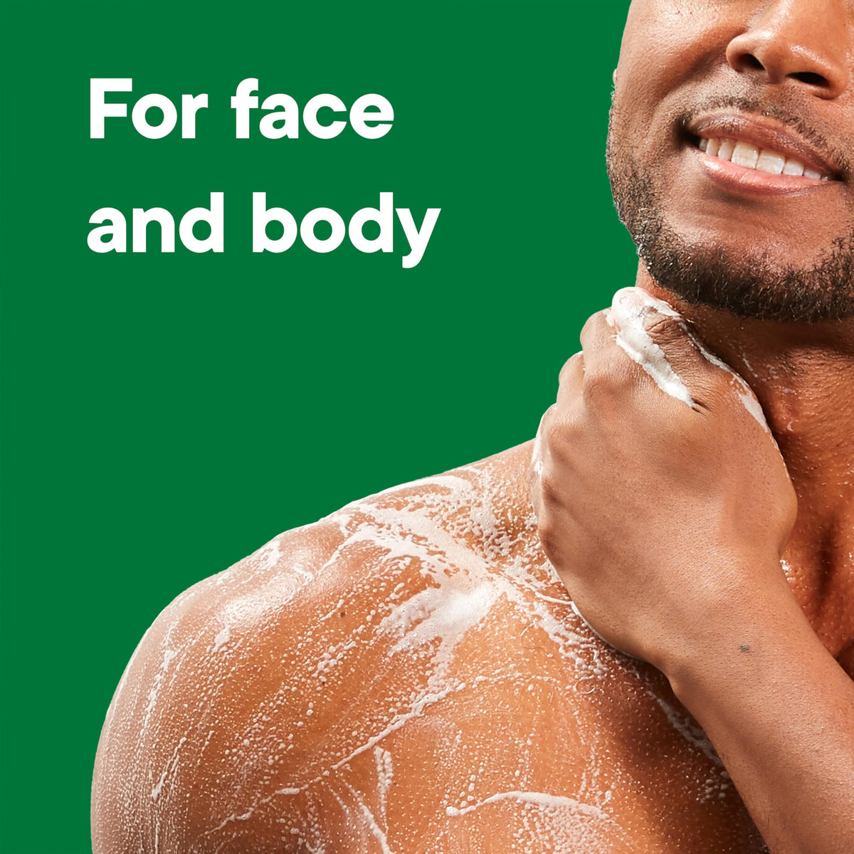 Irish Spring Moisture Blast Body Wash on a shower shelf