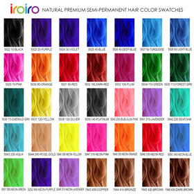 iroiro hair color 105 Plum with coconut oil ingredients