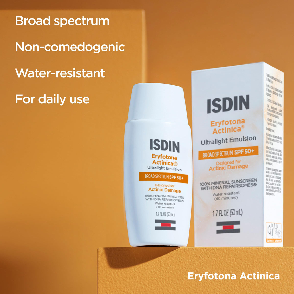 ISDIN Eryfotona Actinica Mineral Face Sunscreen SPF 50+ packaging