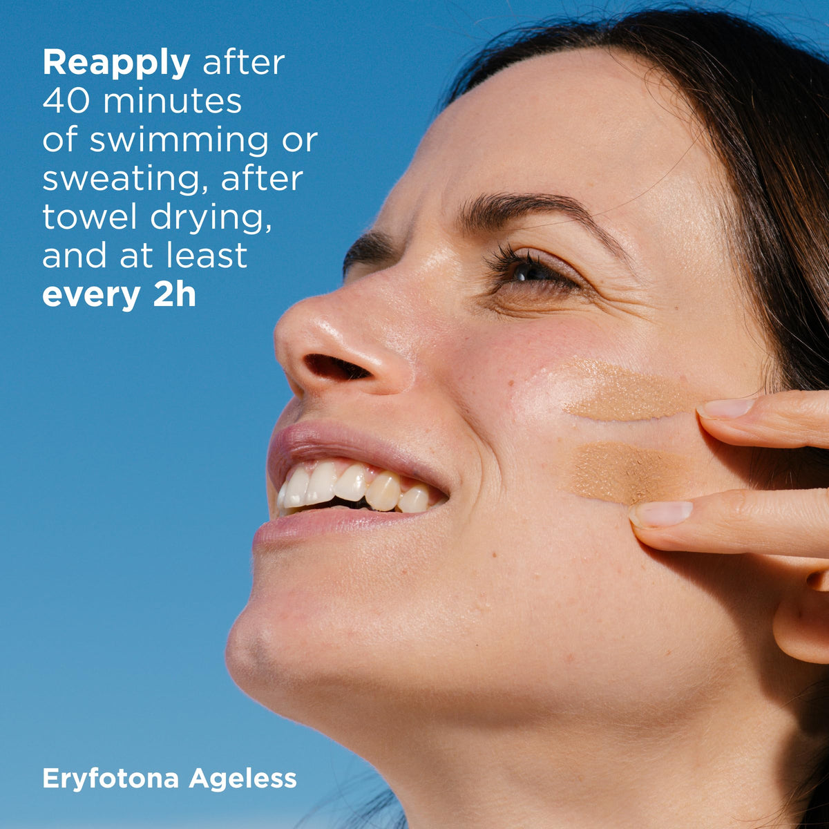 ISDIN Eryfotona Ageless Tinted Mineral Face Sunscreen SPF 50 lifestyle scene