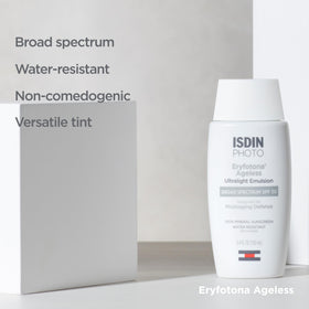 ISDIN Eryfotona Ageless Tinted Mineral Face Sunscreen SPF 50 packaging