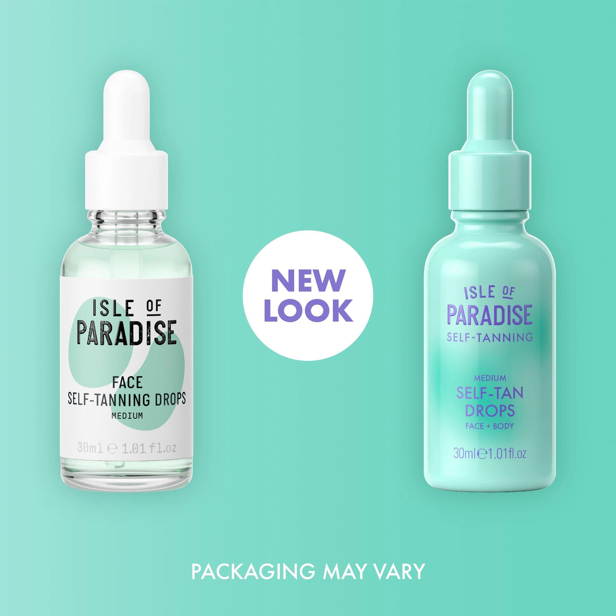 Isle of Paradise Self Tanning Drops Medium mixed with moisturizer