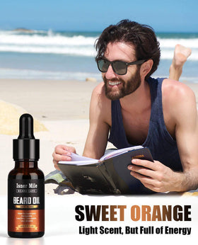 ISNER MILE Beard Oil application on beard